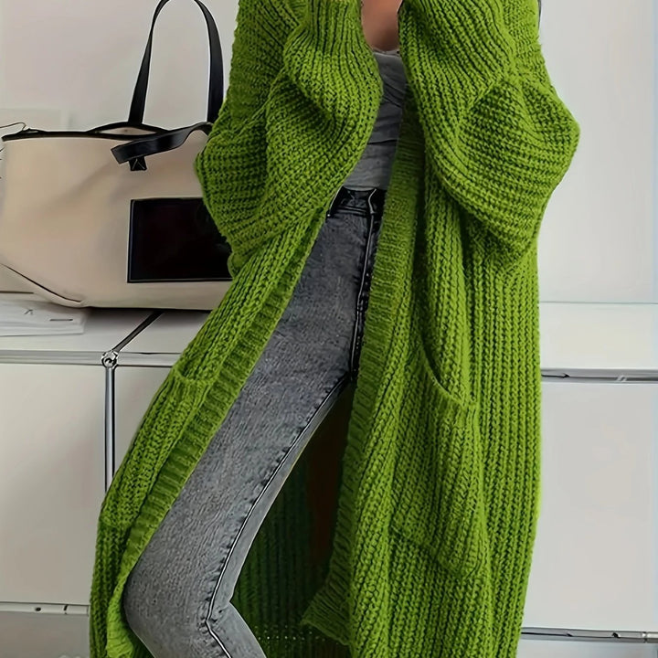 Stilla | Cozy Strikcardigan med Bælte til Kvinder
