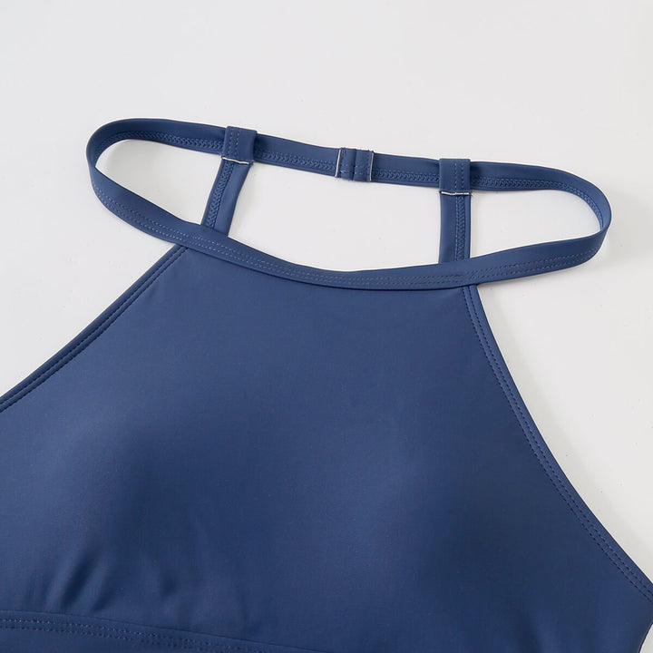 Stilla | Højskåret Bikini Top Med Sexy String