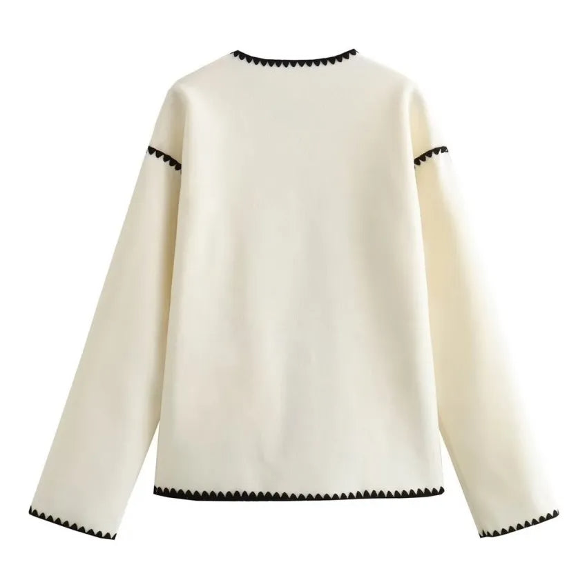 Stilla | Strikfrakke til det perfekte efterårslook