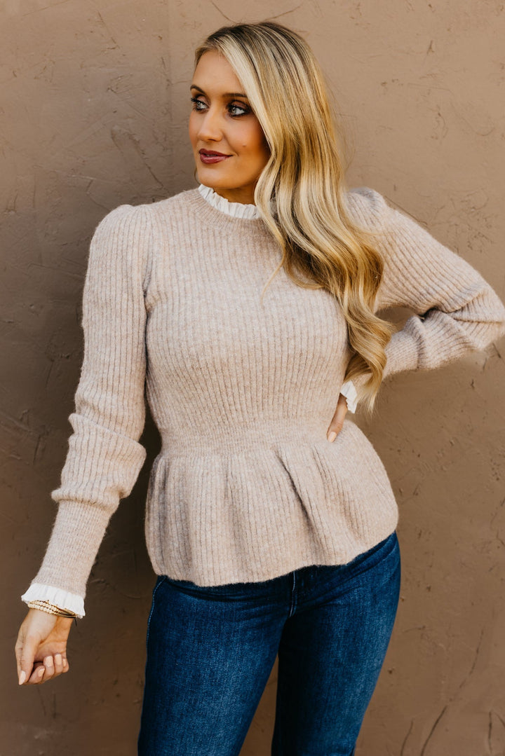 Stilla | Rynket skørt pullover