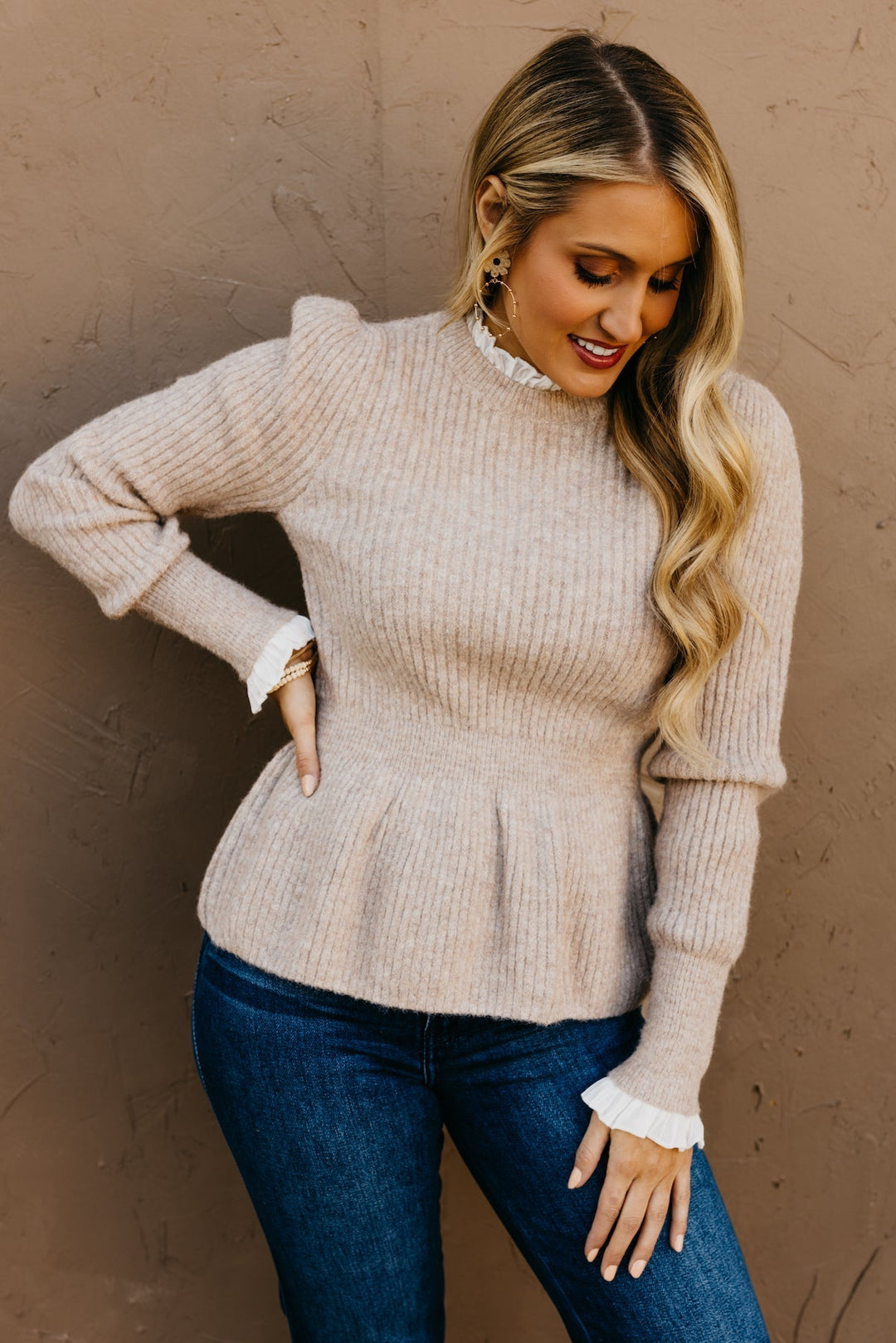 Stilla | Rynket skørt pullover