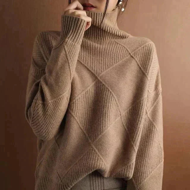Stilla | Modefuld rullekrave sweater