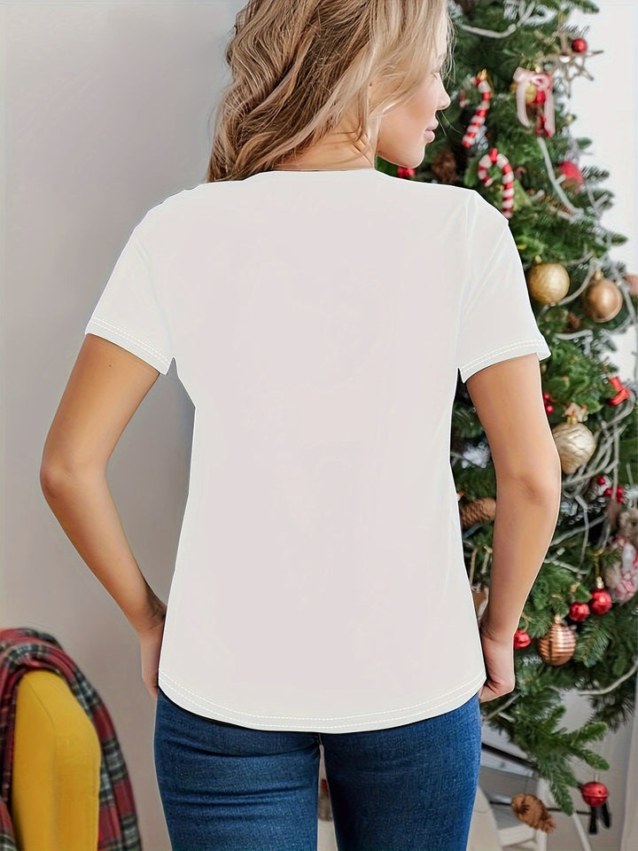 Stilla | Dame T-Shirt Blomstermønster