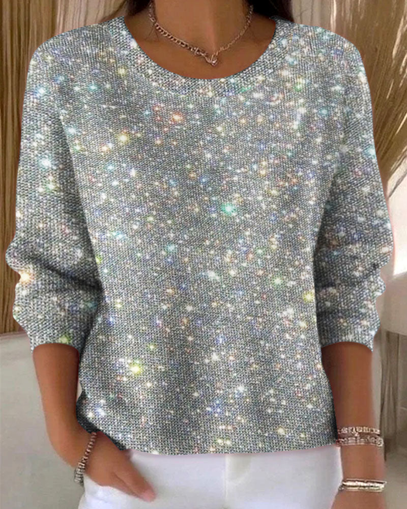Stilla | Sweatshirt med rund halsudskæring