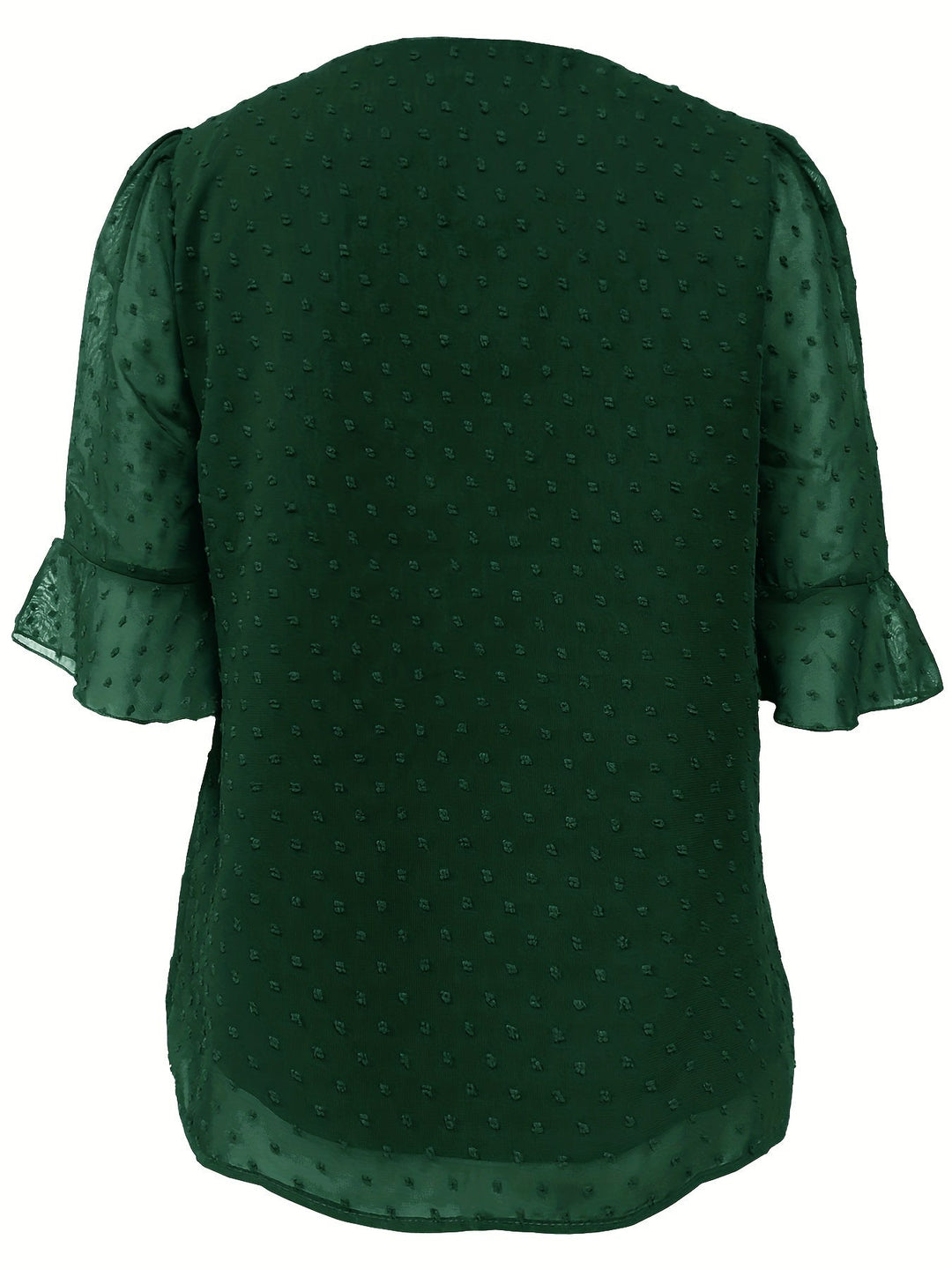 Stilla | Løs Chiffonbluse Med Lange Ærmer