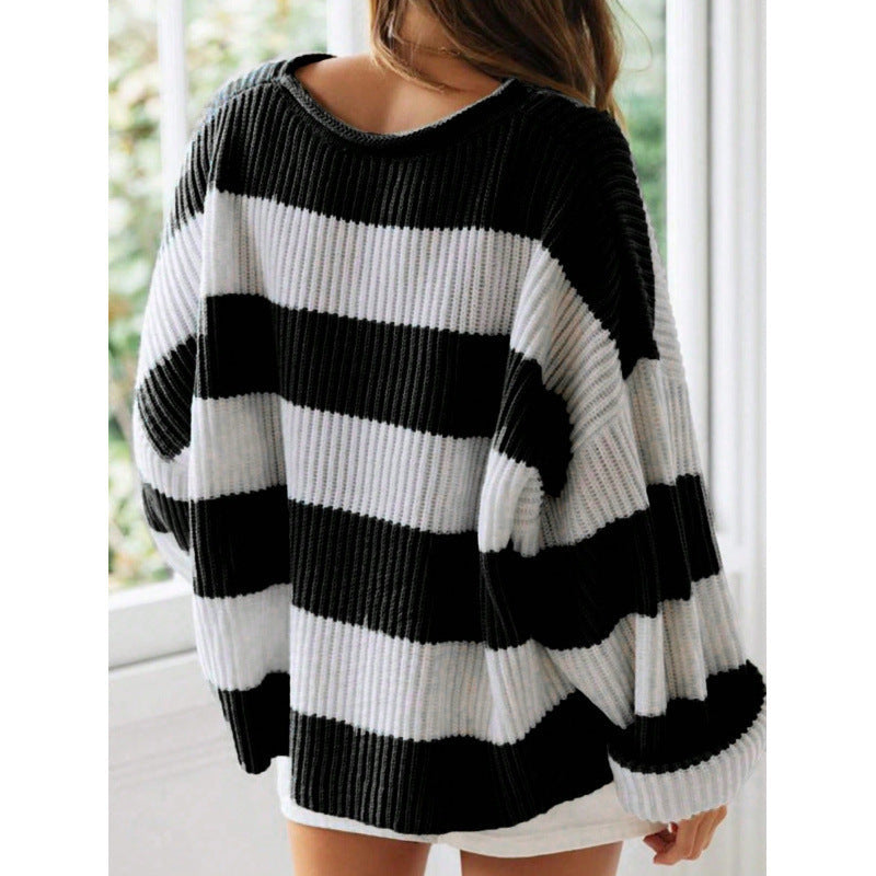 Stilla | Stribet Sweater til Kvinder