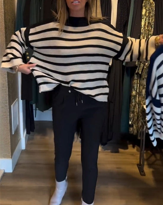 Stilla | Pullover Løs Moderne Stil Ideel til vinteren