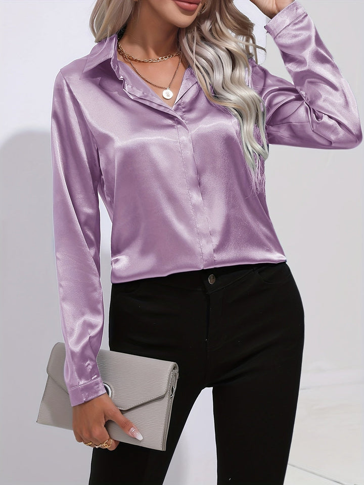 Stilla | Elegante Satin Bluse