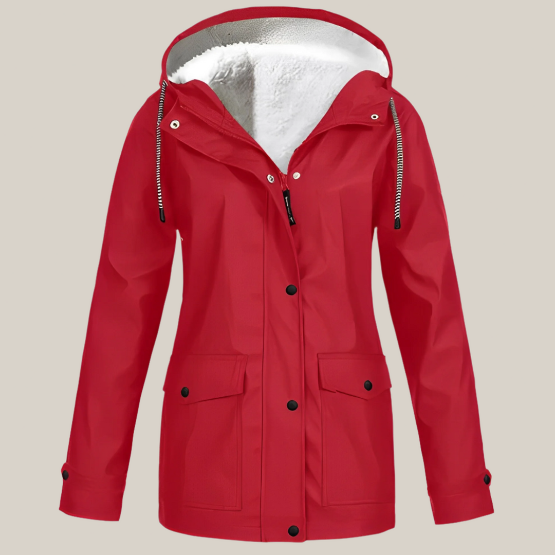 Stilla | Polstret outdoor-regnfrakke