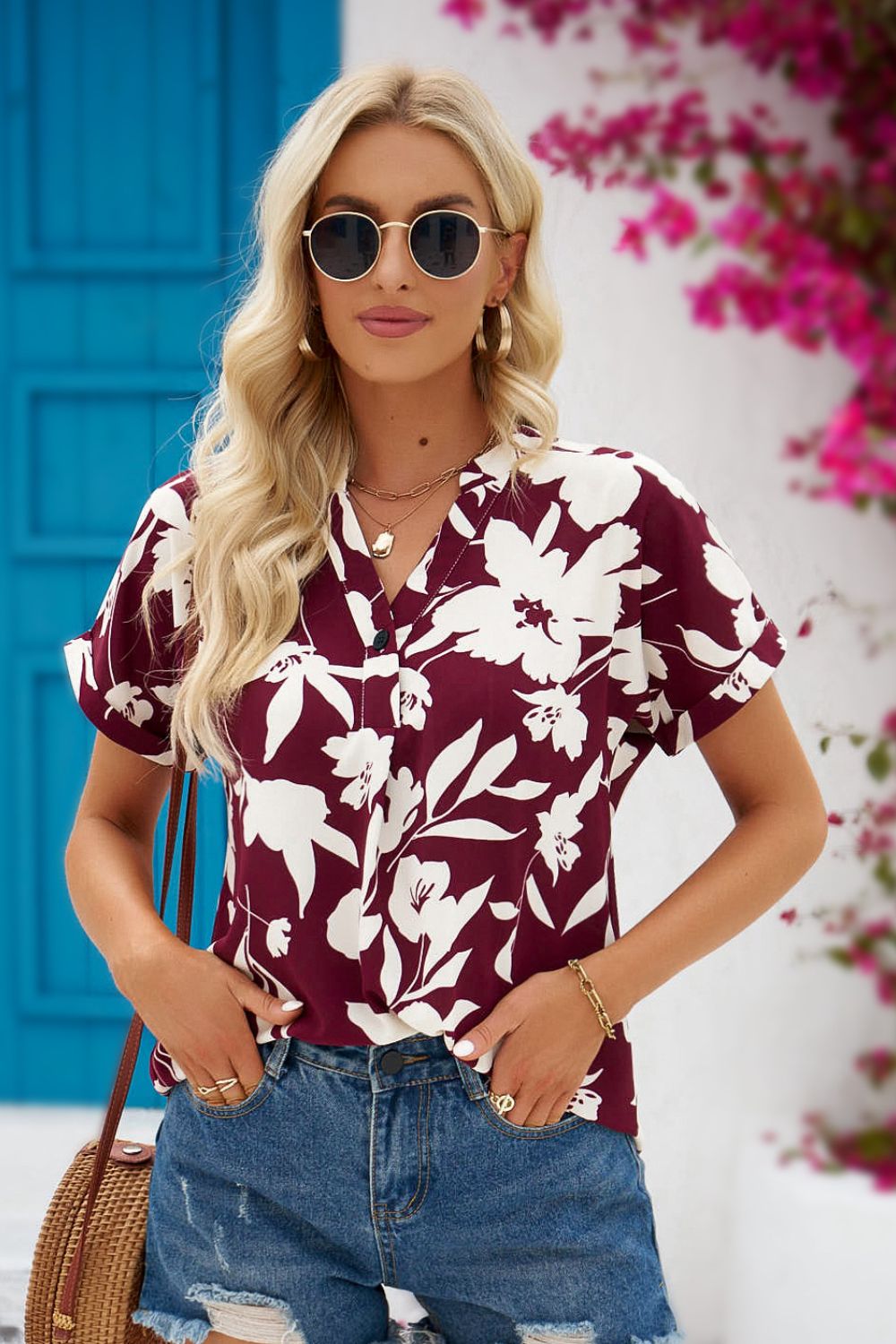 Stilla | Damebluse Blomst