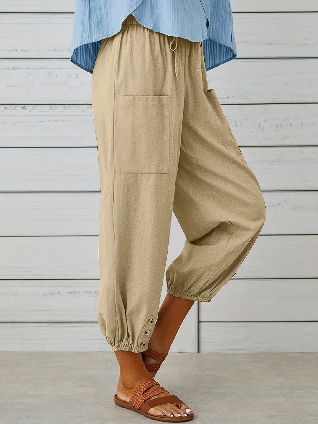 Stilla | Patched Crop Bukser Til Kvinder