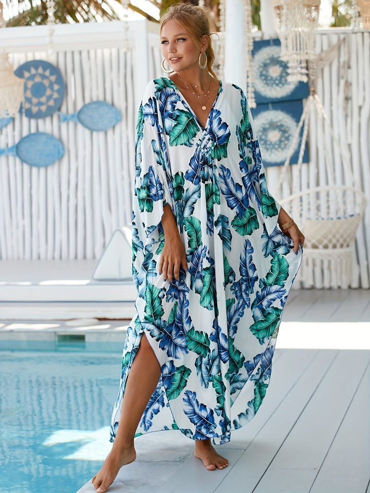 Stilla | Tropica Palm Leaf Dress
