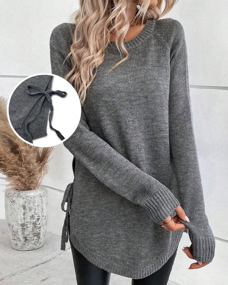 Stilla | Raglanærmer og knude sides design