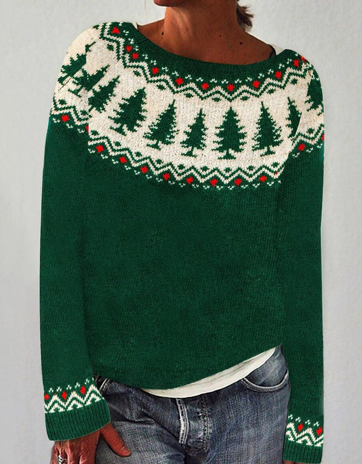 Stilla | Frisk Grøn Rundhalset Pullover