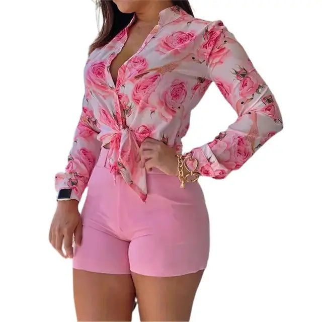 Stilla | Bluse Langærmet Bluse Med Print