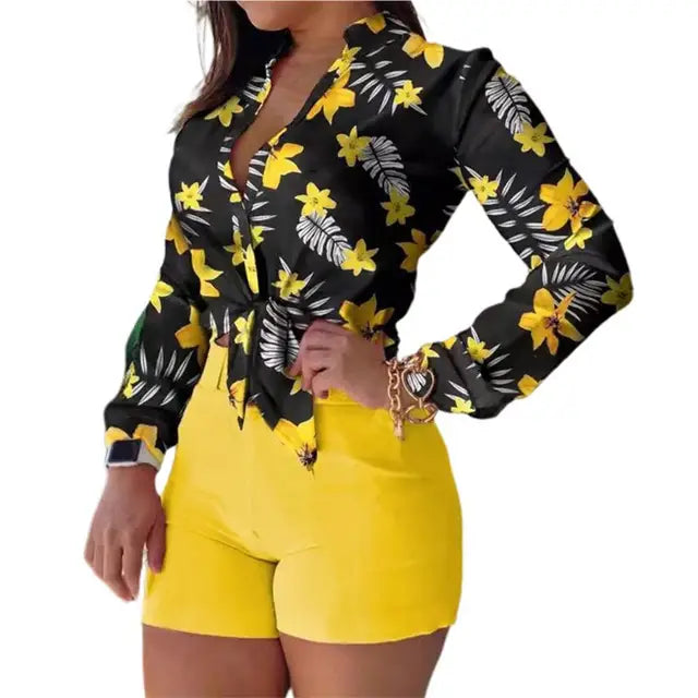 Stilla | Bluse Langærmet Bluse Med Print