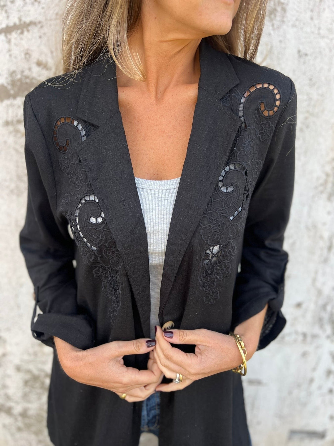 Stilla | Skjorte Med Broderi