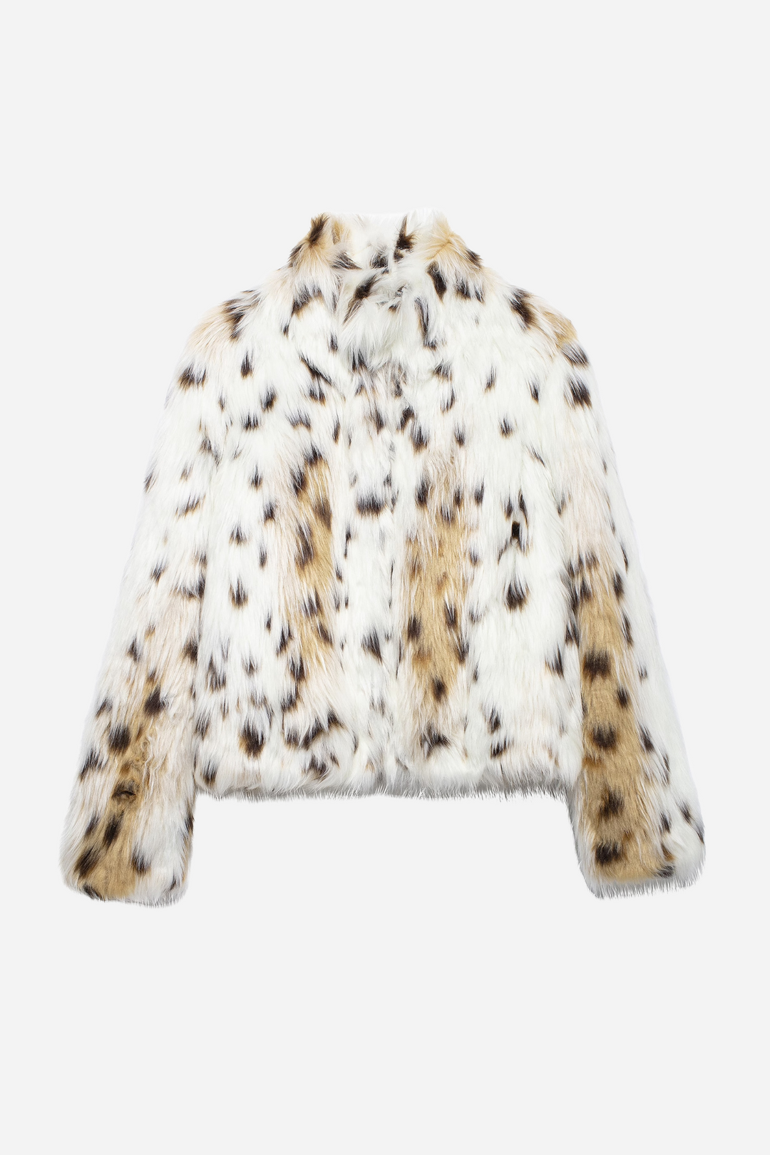 Stilla | Leopardmønster Faux Fur Jakke
