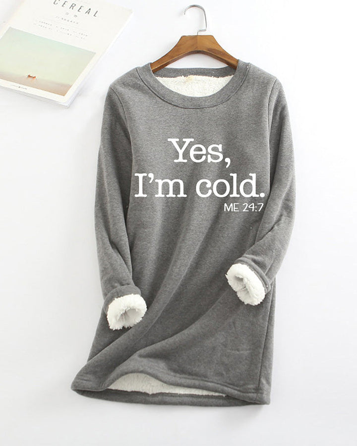 Stilla | Warmer Pullover Mit Süßem Text