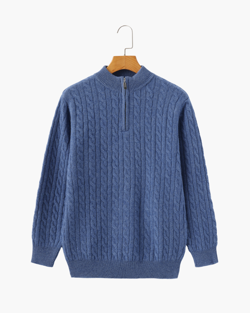 Stilla | Sweater med Halv Lynlås