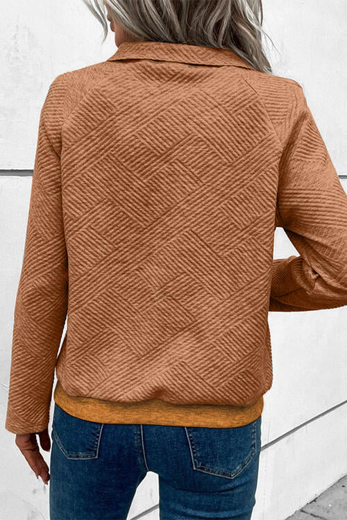 Stilla | Snap Button Langærmet Sweatshirt
