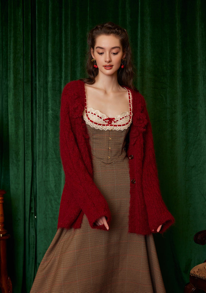 Stilla | Manor Houndstooth Korsetkjole