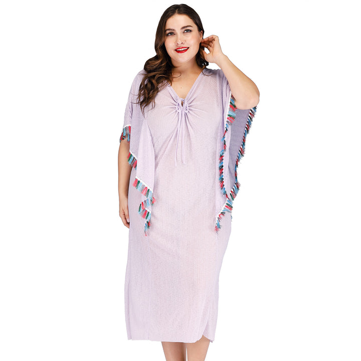 Dame Stilfuld Let Strand Kaftan Stilla
