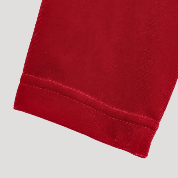 Stilla | One Shoulder Rynket Velour Top