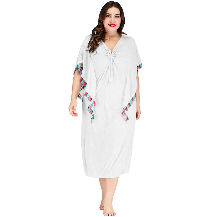 Dame Stilfuld Let Strand Kaftan Stilla