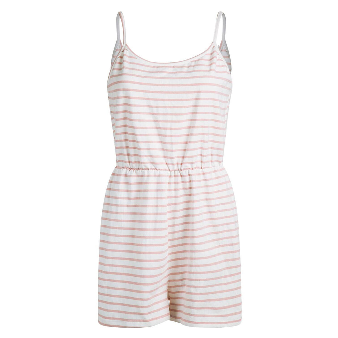 Dame stilfuld jumpsuit med justerbare stropper og elastisk talje Skovae