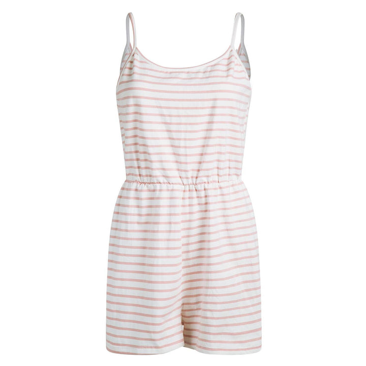 Dame stilfuld jumpsuit med justerbare stropper og elastisk talje Skovae