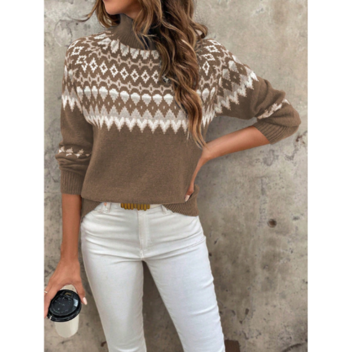 Stilla | Rullekrave sweater damer med lange ærmer