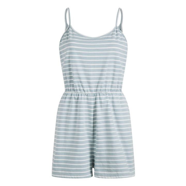 Dame stilfuld jumpsuit med justerbare stropper og elastisk talje Skovae