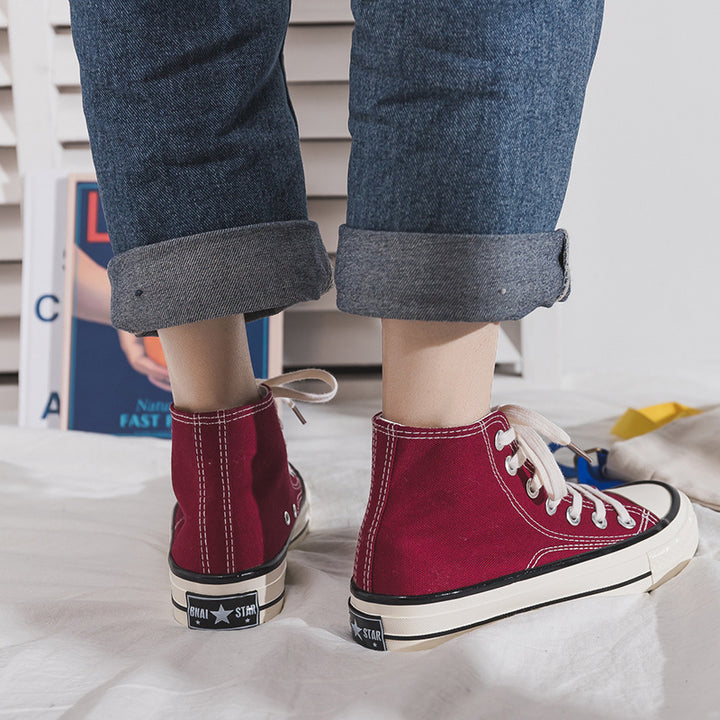 Dame fritids sneakers lavet af robust canvas med moderne design Stilla