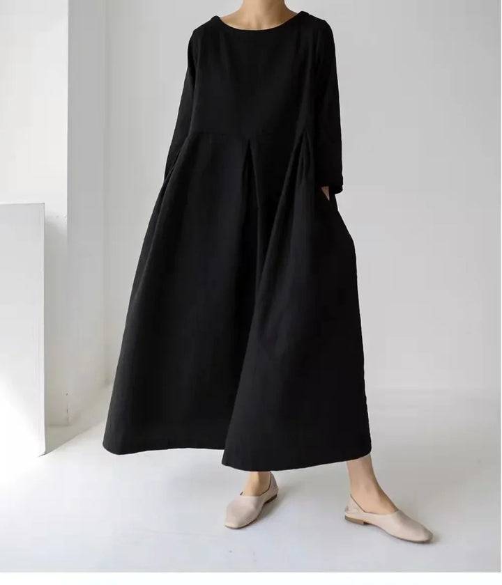 Stilla | Lang Robe Med Lange Ærmer