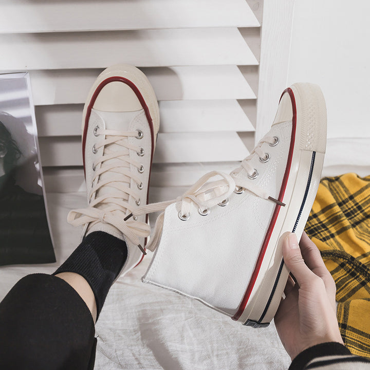 Dame fritids sneakers lavet af robust canvas med moderne design Stilla