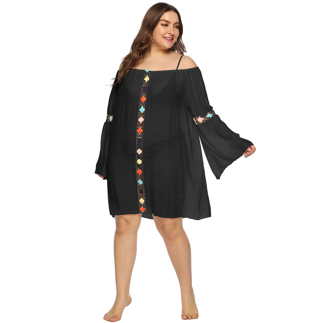 Dame Off-Shoulder Bestikket Overgangskjole Stilla