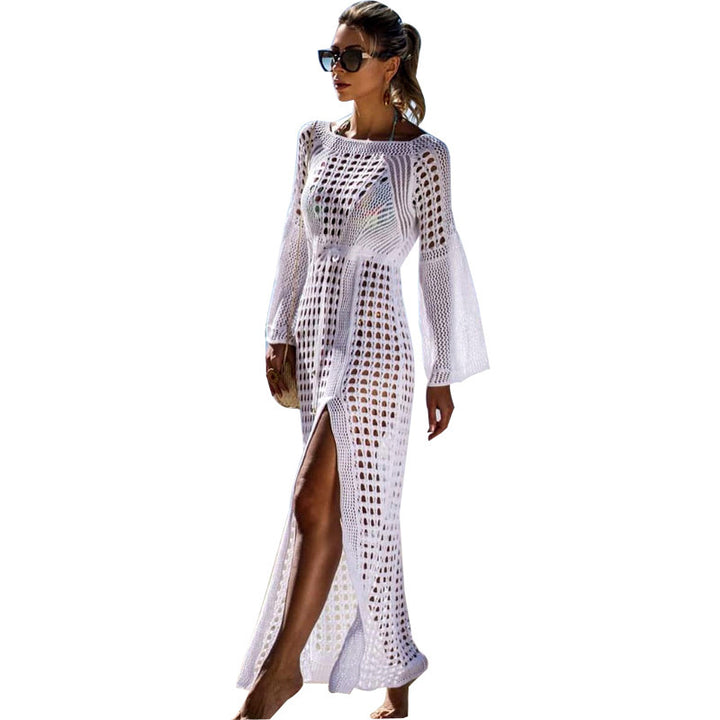 Kvinder Hæklet Strand Maxi Cover-Up Stilla