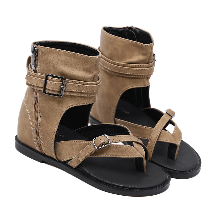 Dame Åbne Sandaler med sidelukning og elegant remdesign Stilla