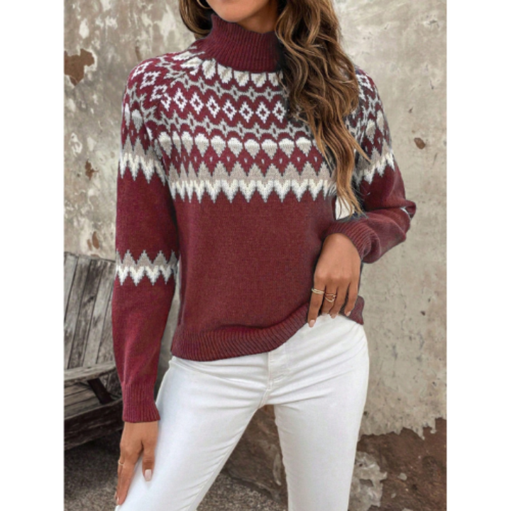 Stilla | Rullekrave sweater damer med lange ærmer