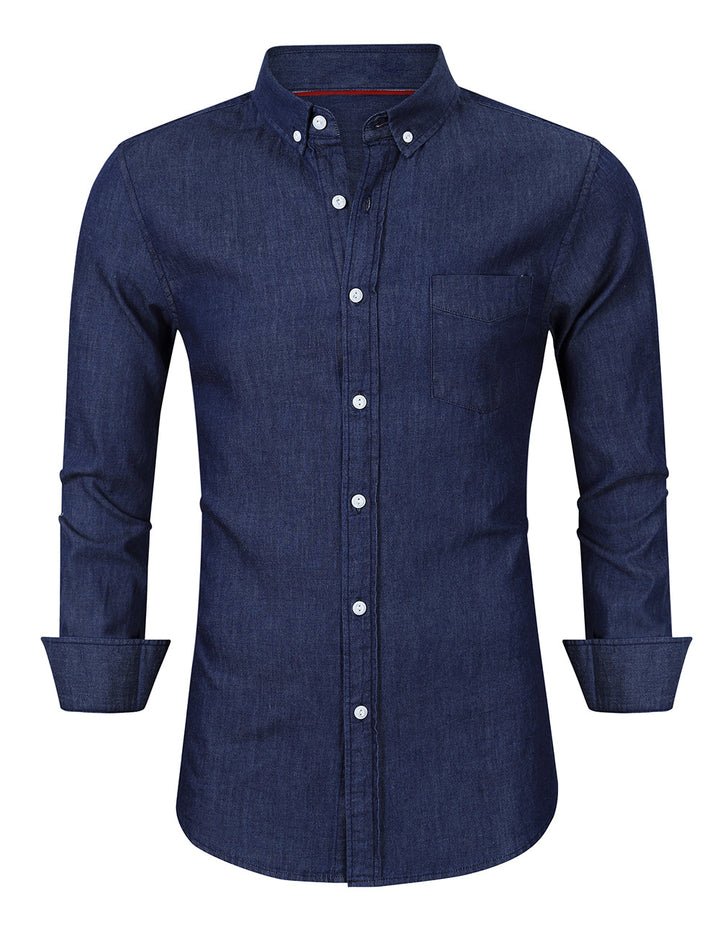 Herren Casual Jeansskjorte Stilla