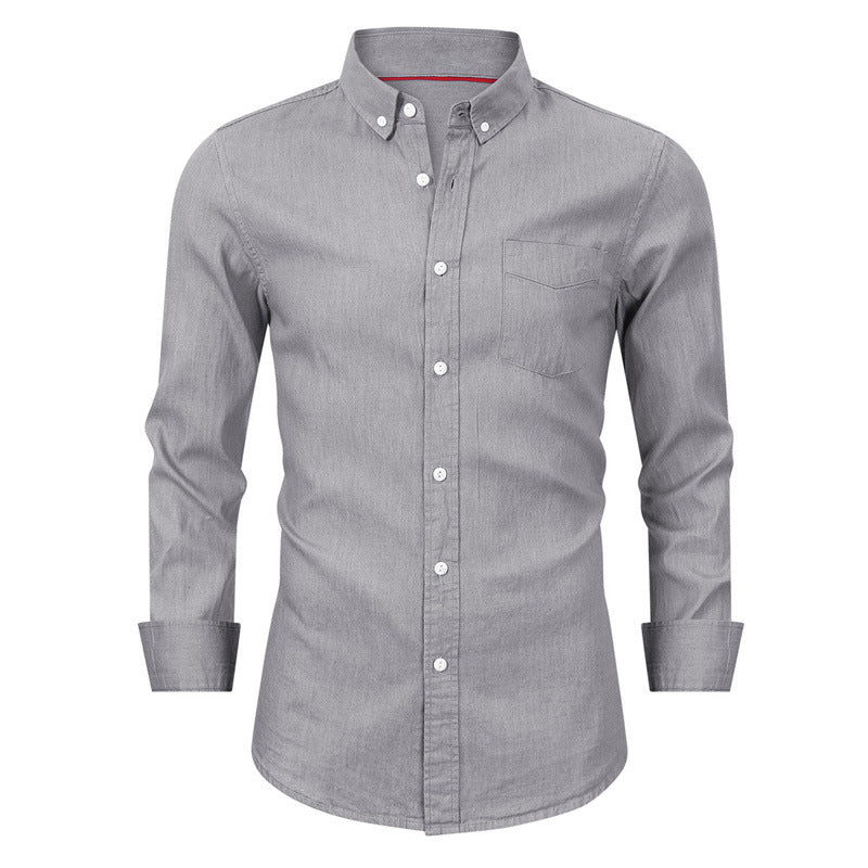 Herren Casual Jeansskjorte Stilla