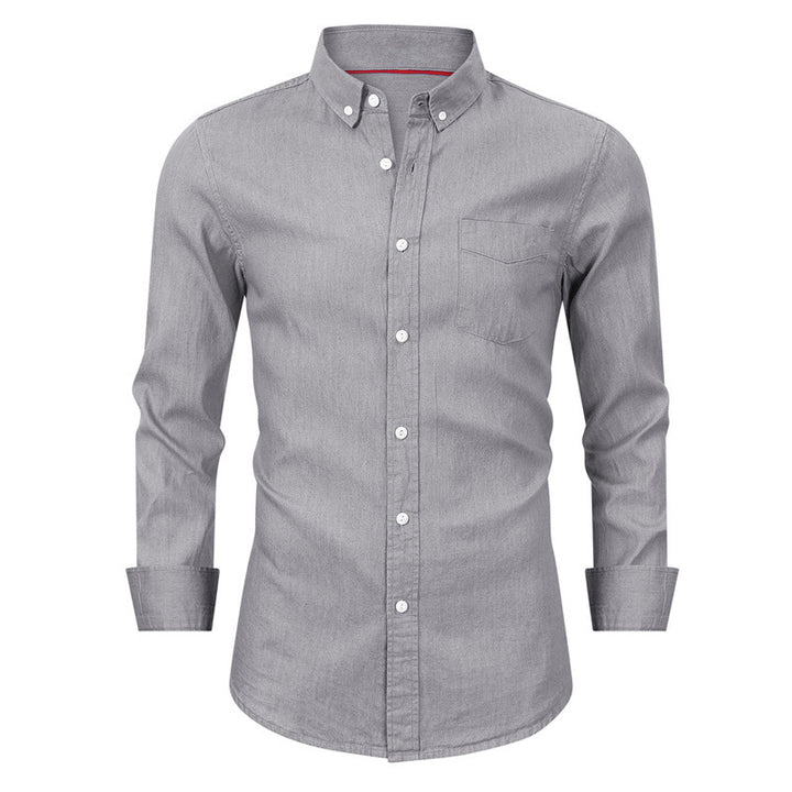 Herren Casual Jeansskjorte Stilla