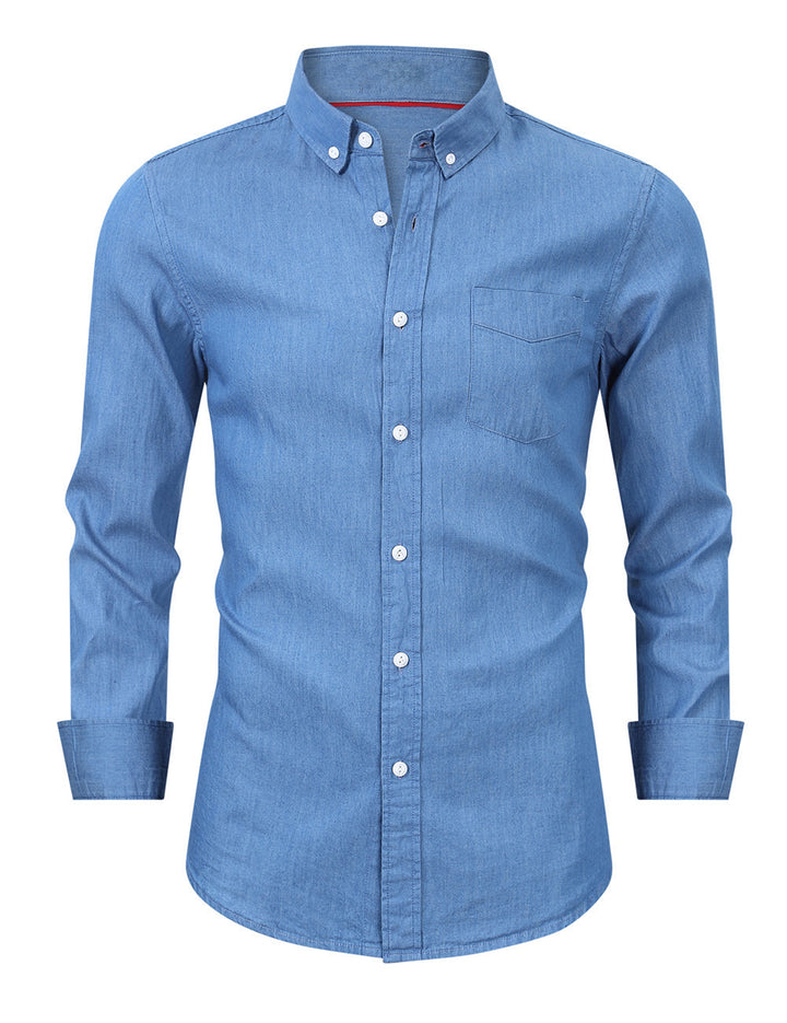 Herren Casual Jeansskjorte Stilla
