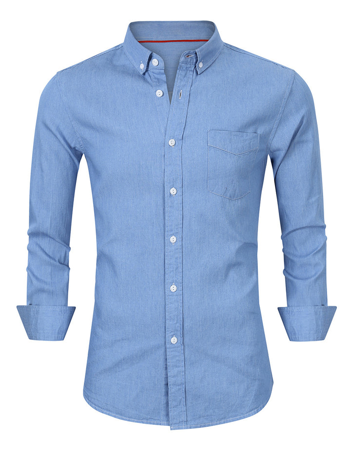 Herren Casual Jeansskjorte Stilla