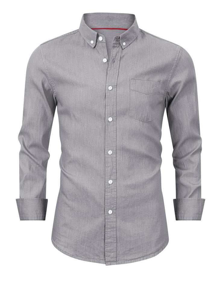Herren Casual Jeansskjorte Stilla