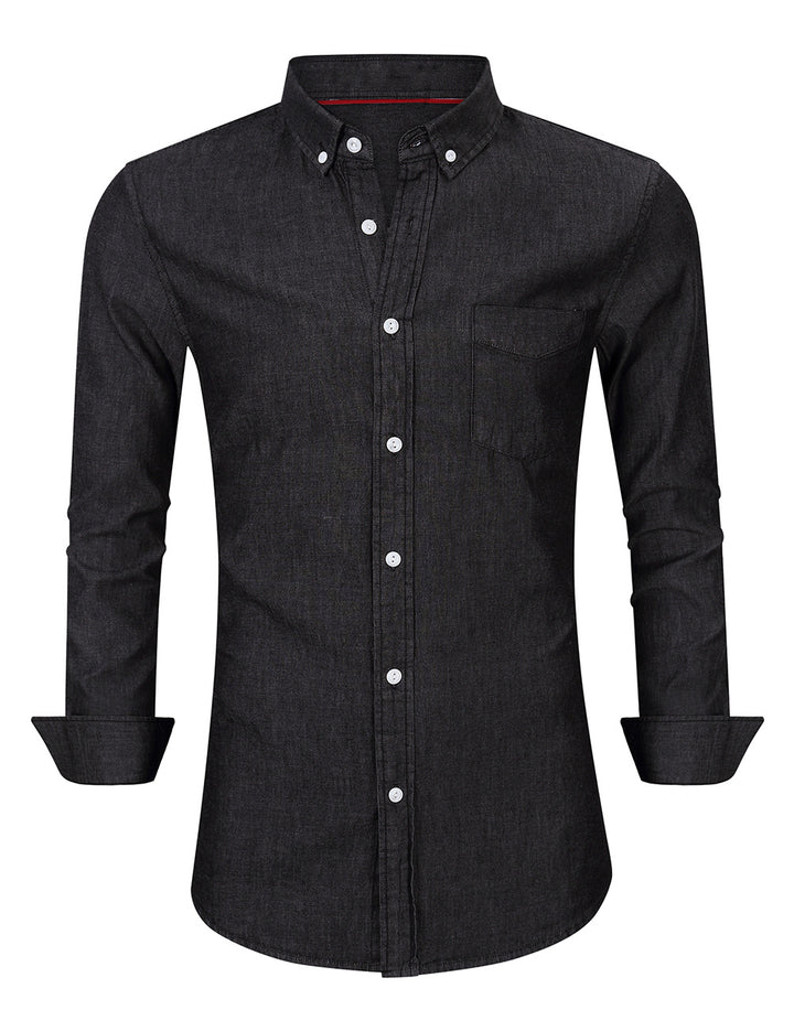 Herren Casual Jeansskjorte Stilla
