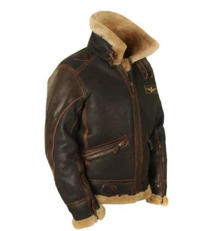 Stilla | Flyverjakke Vintage Stil Vinterjakke - Klassisk Pilotjakke til Efterår og Vinter