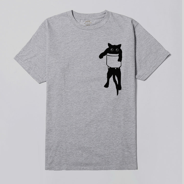 Dame Stilfuld T-Shirt med Kreativt Grafisk Design Stilla