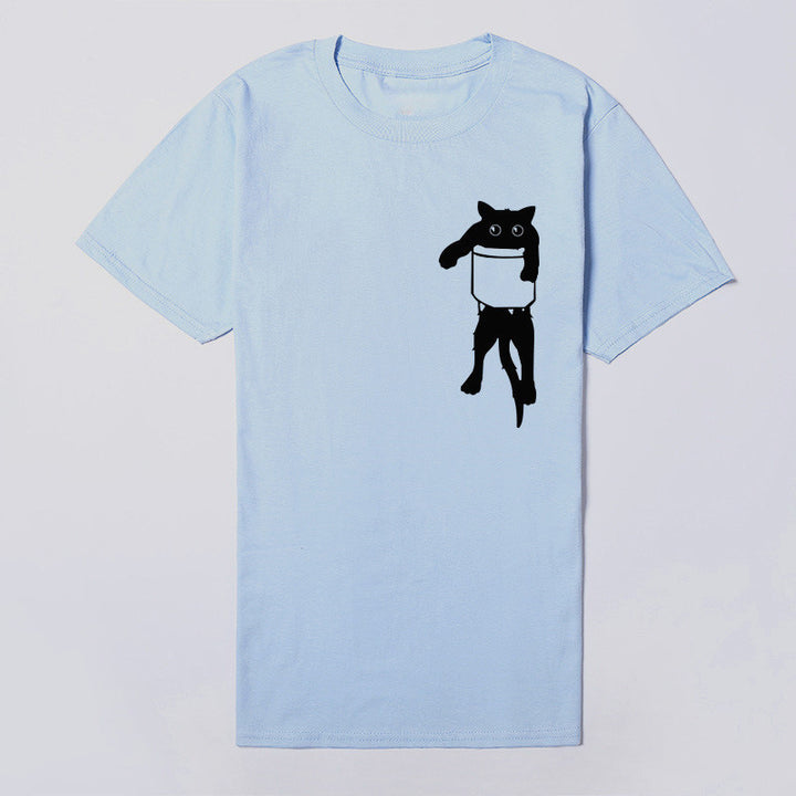 Dame Stilfuld T-Shirt med Kreativt Grafisk Design Stilla